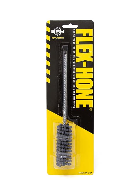 Brush Research BC100400 FLEX-HONE®, 1" (25.4mm) Diameter, 400 Grit, Silicon Carbide, for Mild Steel, Stainless Steel, Cast Iron and Softer Ferrous Materials