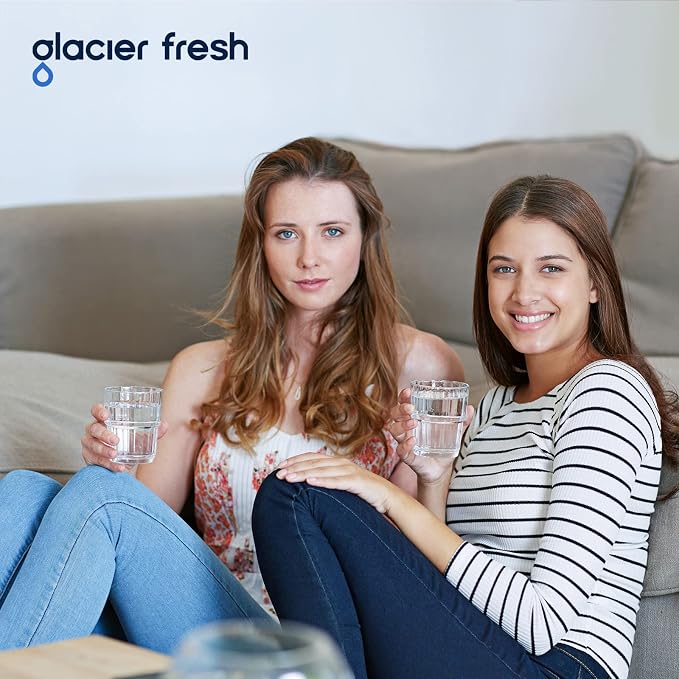 GLACIER FRESH XWF Replacement for GE XWF Refrigerator Water Filter 2 Pack