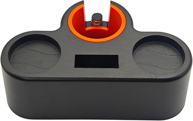 Espresso coffee Knock Box & Tamp Station, Espresso Organizer, Fit 51,53,54MM Tamper, Distributor, Portafilter & Puck Screen Accessories, Detachable Knock Box