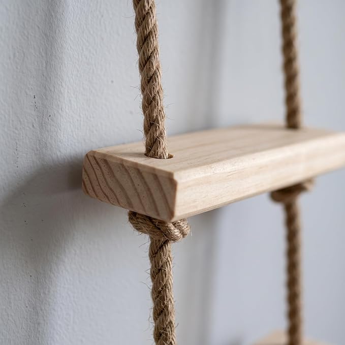 with Shelves for Climbing and Play, Hard Ladder