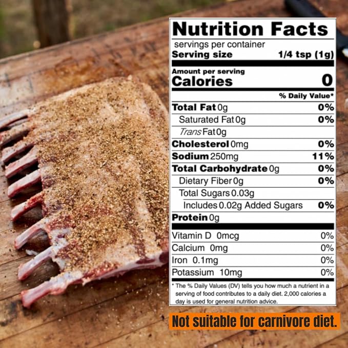 Hardcore Carnivore Camo | Wild Game Rub for Venison, Elk & Lamb, 10.5oz | Savory herbs & balanced spices elevate wild game flavor. Great on venison, lamb & pork. MSG Free & Gluten Free