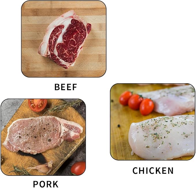 Stainless Steel Meat Tenderizer Tool，with 21 Needles Tenderizing Steak Meat Tool for Cooking BBQ, Marinade, Steak, Chicken,and Poultry