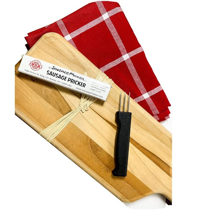 Sausage Pricker Tool - 3 Sharp Stainless Steel Prongs - 5.5 inch - The Sausage Maker