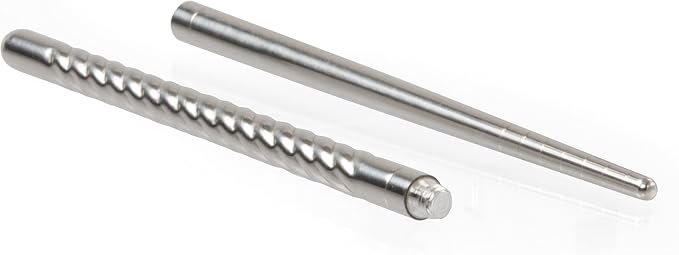 D'Eco Reusable Metal Chopsticks (4 Pairs)- Stainless Steel Twist Apart Silver Chopsticks & Travel Pouch- Lightweight, Durable, Dishwasher Safe- Great for Chinese Japanese Cuisine- On the Go Silverware