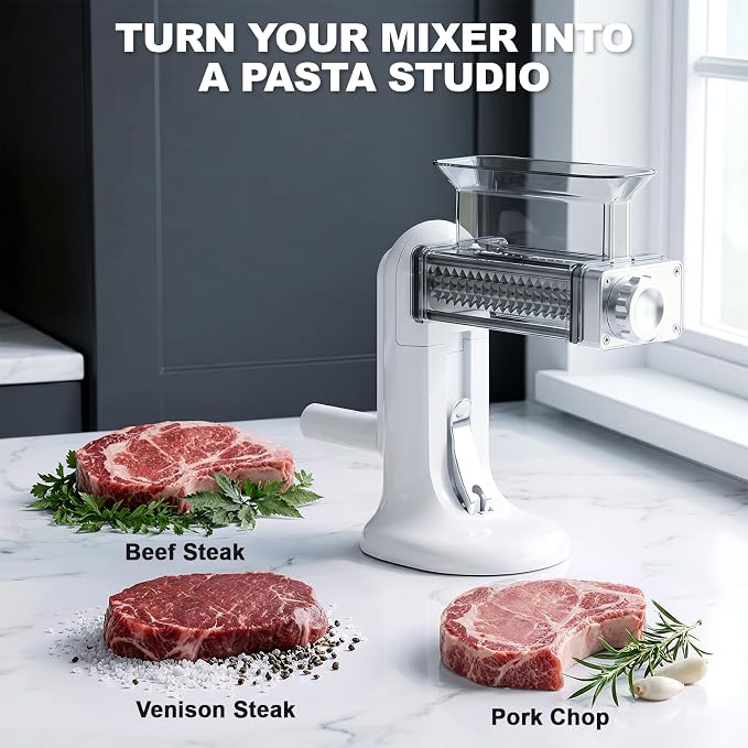 COFUN Manual Meat Tenderizer Tool with 3 Adjustable Spacing (10/12.5/15mm) | Transparent Protective Cover, Premium Metal Meat Tenderizer for Steak Beef Pork Lamb, for Marinating & Grilling, Removable
