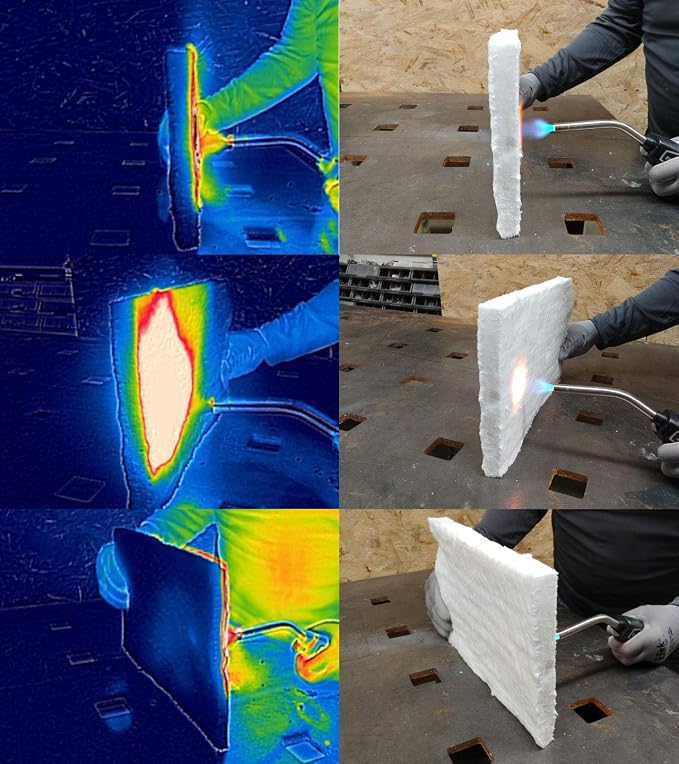 Lynn Manufacturing 1" Thick, CeraBlanket Insulation, Morgan Thermal Ceramics, 2400F Rated, 8 Lb. Density, 24" Wide, 25 Ft. Long, 8CB12