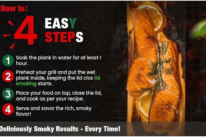 Bigger 13 PK, Cedar Planks for Grilling Salmon,11"x 5.5" Better Smoking, Add Smoky Flavor to Salmon, Veggies, Restaurant Quantity