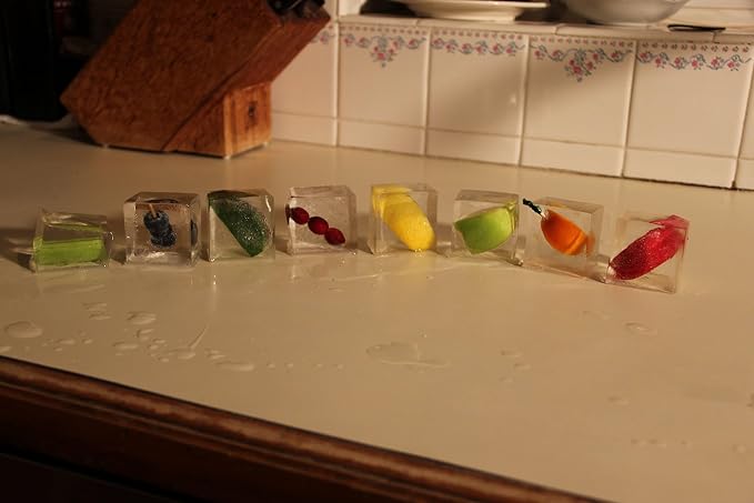 ClearlyFrozen® Best (4.6 Stars) & Top Capacity (10 2” Cubes) Clear Ice Tray