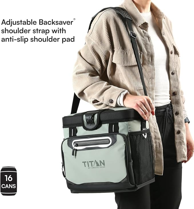 Titan by Arctic Zone Deep Freeze Cooler - Zipperless Hardbody Cooler - Deep Freeze Insulation, HardBody Liner, and SmartShelf
