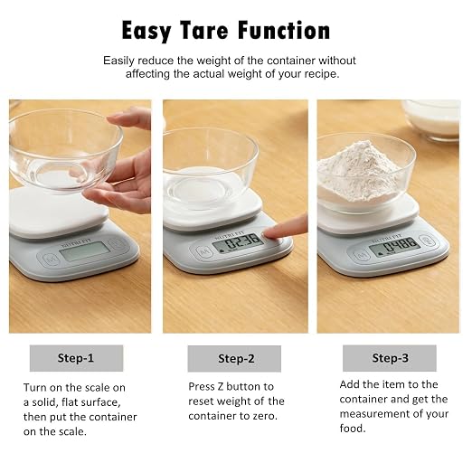 Food Scale Digital Kitchen Scale Weight Grams and Ounces of NUTRI FIT, Portable & Accurate Scale for Cooking Baking Jewelry Coffee Postage, Stylish Compact Design, Max 11lb 0.5g Increment, Smart Tare