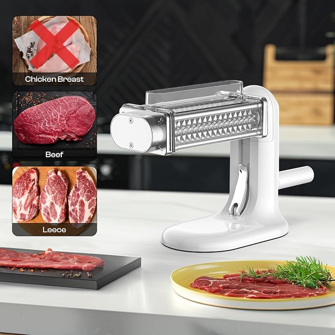 COFUN Manual Meat Tenderizer Tool, Meat Tenderizer Machine | Stainless Steel Gear, Steak Flatten Cuber Rolling Meat Poultry Tenderizer, Meat Tenderizer Kitchen Tool