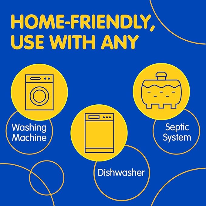 Plink Washer and Dishwasher Freshener and Cleaner, Prevents Residue, Removes Odors in Kitchen and Laundry Room Appliances, Septic-Friendly, Fresh Lemon Scent, 2 Packs of 4 Tablets