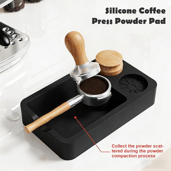 Espresso Tamping Mat, Knock box | Coffee Tamper Mat, Espresso Tamping Station