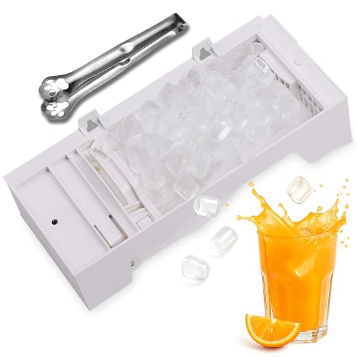 W11455232 W11397137 Refrigerator Ice Maker Kit for Whirlpool with Ice Tong | Durable Material Offers OEM Quality & Fast Ice, A 20-min Easy DIY Fix Makes Your Refrigerator Party-ready for Cold Drinks