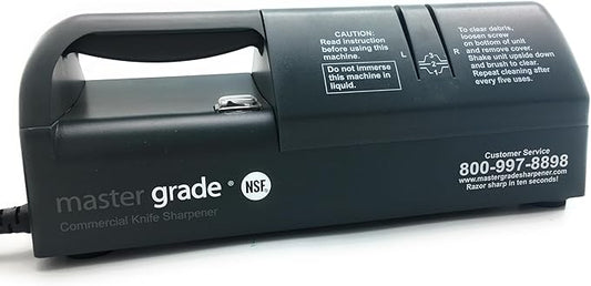 Commercial Electric Knife Sharpener with 3 Pair of Sharpening Wheel
