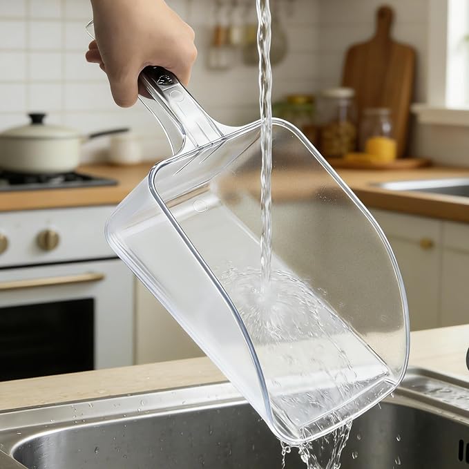 Medium Freeze Dryer Scoop, Tray Fit Plastic Scoop for Freeze Dryer Accessories & Freeze Dried Food Handling, Durable Food Safe Dispenser (Fit Medium Tray)