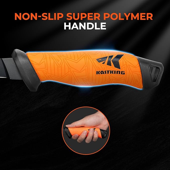 KastKing Speed Demon Pro Fillet Knife with Protective Sheath | Razor Sharp G4116 German Stainless Steel Blade, Non-Slip Grip, Corrosion-Resistant Coating, 8 Options Available