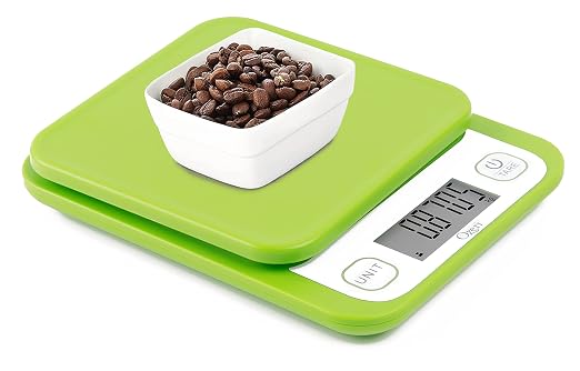 Ozeri® Garden and Kitchen Scale II with 420 Variable Graduation Technology® | Measures most delicate garden herbs and greens at 0.1 g for ingredients under 420 grams and 0.5 g for items over 420 grams