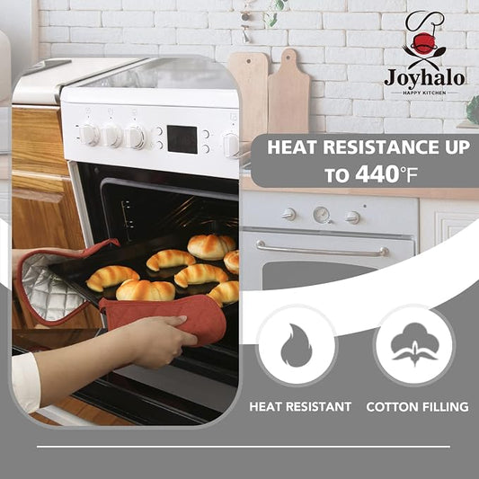 Joyhalo 5 Pack Pot Holders for Kitchen Clearance | Cotton Made, Machine Washable, Heat Resistant Potholder, Hot Pads, Trivet for Cooking and Baking, Spice