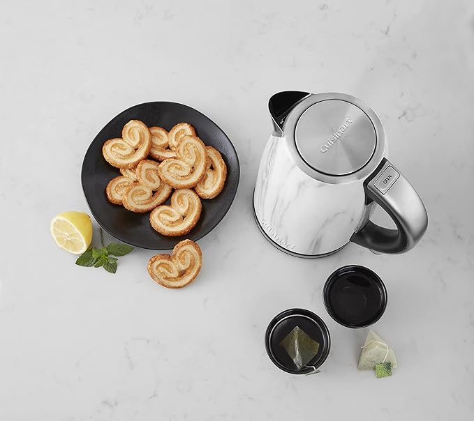 Cuisinart Electric Cordless 1.7-Liter Tea Kettle, Marble, JK17-MTG