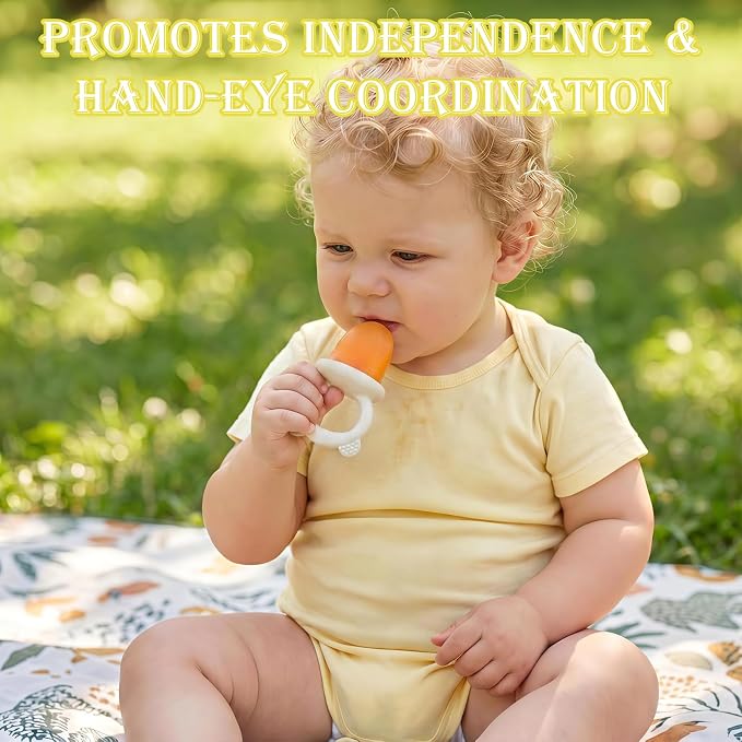 Sakolla Baby Popsicle Molds Mini 6-Cavity Silicone Ice Pop Mold with Sticks Breastmilk Popsicle Molds for Teething Relief Toddler Popsicle Mold for Ice Cream Frozen Yogurt and Fruit Juice (Beige‌)