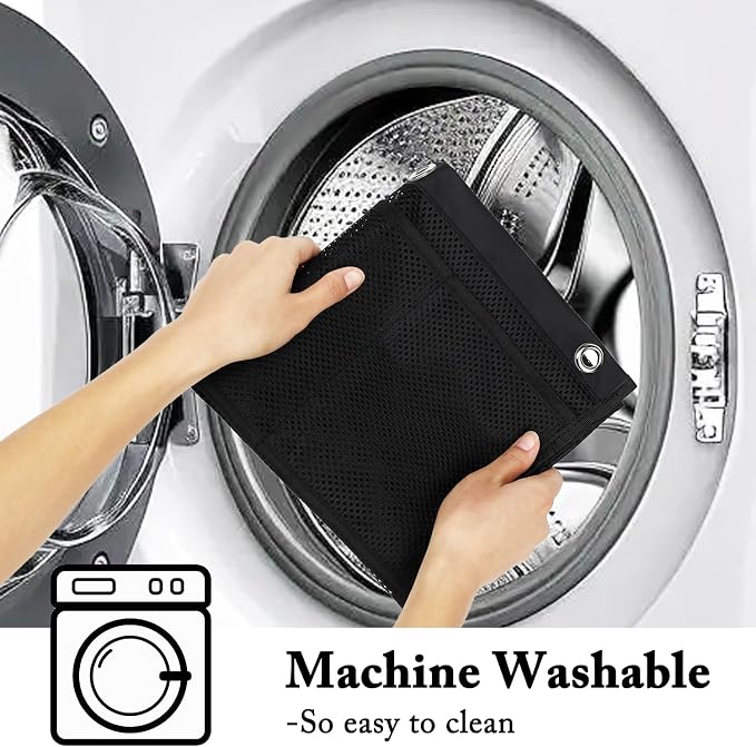Fammart Mesh Shower Caddy Hanging, Quick-Drying Shower Organizer with 7 Pockets, Portable Bathroom Organizers and Storage for Shampoo, Soap, Loofah, Travel, and Cruise Essentials