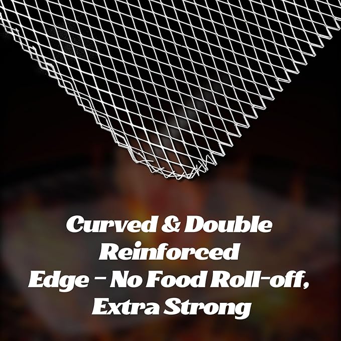 Disposable Grill Topper,16x12 Inch Grill Mesh Mat Disposable Pans,Non-Stick BBQ Aluminum Mats for Outdoor Grills, Easy to Clean (20)