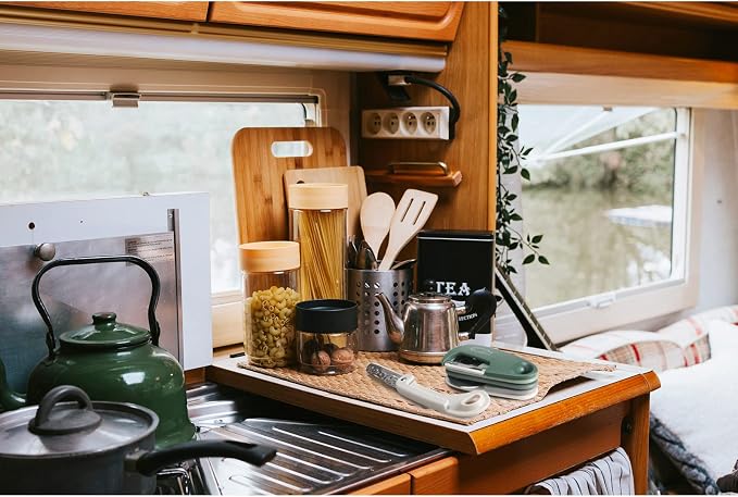 Kitchen Gadgets 6 Piece Set, Camping Cooking Utensils, Green