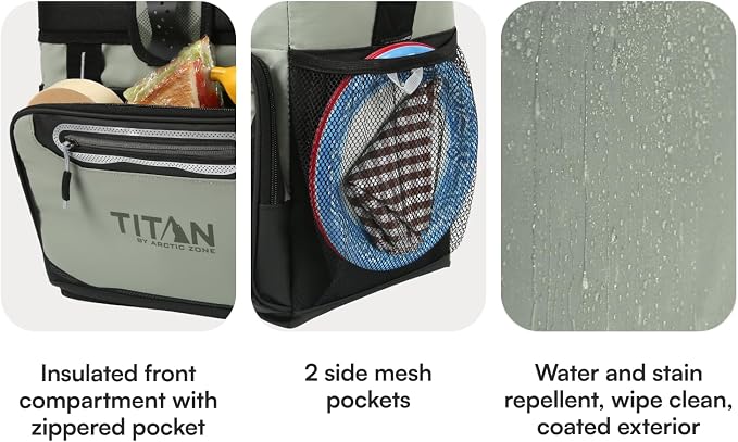 Titan by Arctic Zone Deep Freeze Cooler - Zipperless Hardbody Cooler - Deep Freeze Insulation, HardBody Liner, and SmartShelf