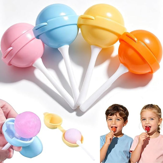 Silicone Lollipop Ice Cream Maker Molds, 2026 New Funny Lollipop Ice Pop Mold, Colorful DIY Ice Pop Maker for Summer Parties, Creative Sphere Ice Pop Mold for Home (4 Set)