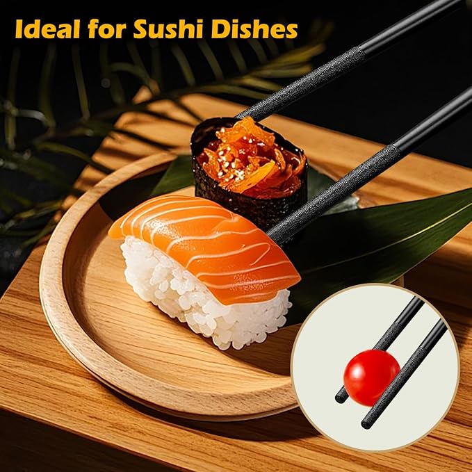 8 Pairs Reusable Training Chopsticks for Beginners Kids Adults Learners, Chop Sticks Reusable Dishwasher Safe Non-Slip Chopsticks Trainers Set, Kids Chopsticks helper 9.5Inches