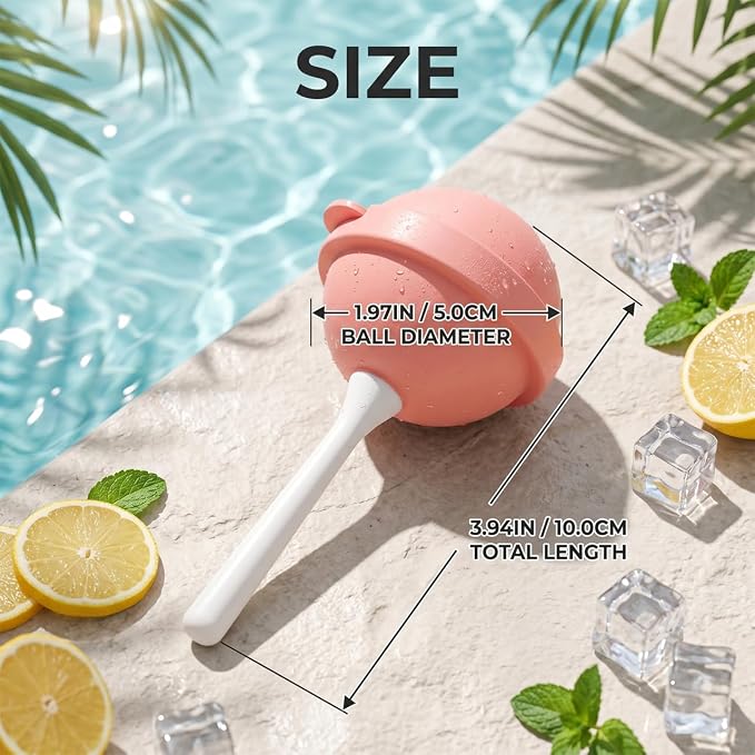 4PCS Reusable Silicone Lollipop Ice Cream Mold, Homemade Popsicle Molds, DIY Creative Ice Pops for Summer, Silicone Popsicle Maker for Juice, Yogurt & Frozen Treats, Fun Dessert Mold (Yellow)
