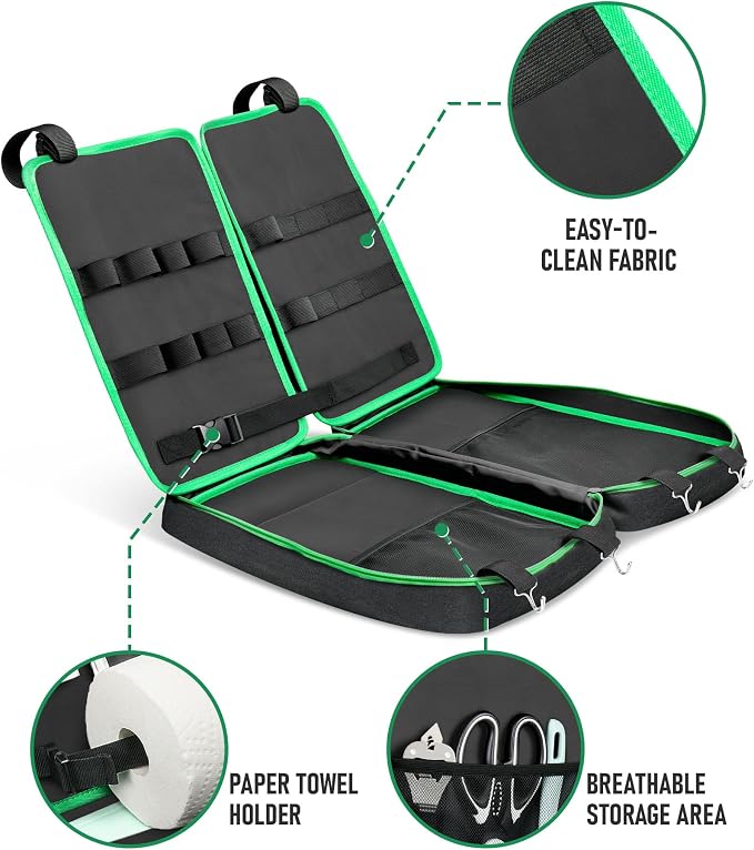 Camping Cooking Set, Portable Camping Utensil Set | Hanging Straps, Carrying Bag, Compact Storage, Outdoor Cooking Essentials, Picnicking, RV Camping & Hiking, Backpacking