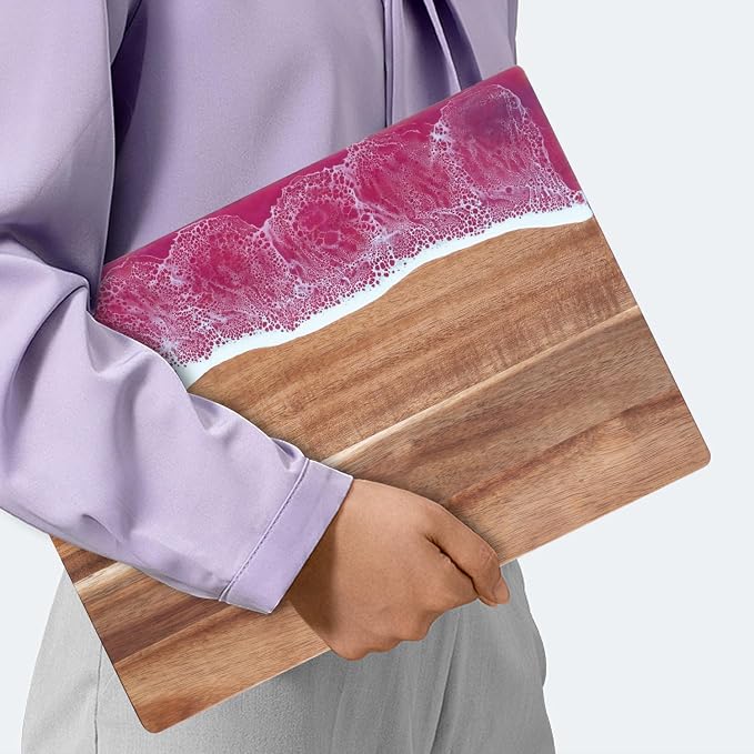 Ocean Charcuterie board: Resin Cutting Board, handmade board for Fruit Cheese and meat, Vegetable, Kitchen, Gift