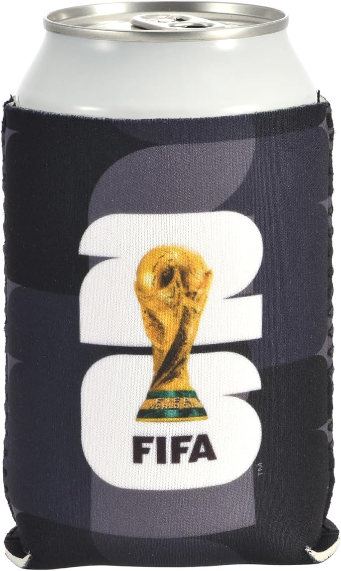 Official 2026 FIFA World Cup - Insulated Soda & Beer Can Cooler - Keeps Drinks Colder for Longer - Durable Drink Holder - Crafted for Everyday Use - Perfect for Beach, Pool, Tailgates & Home