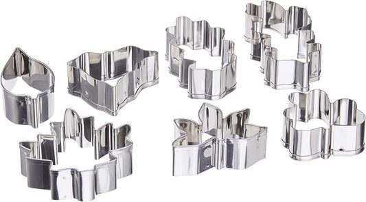 Ateco 7 pc Stainless Steel Leaf Cutter Set