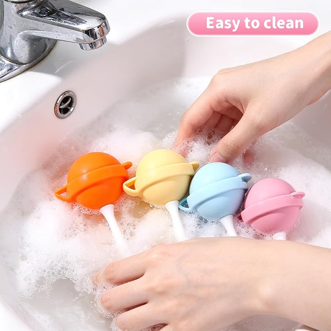 Silicone Lollipop Ice Cream Maker, 2026 New Homemade Popsicle Molds, DIY Popsicle Maker, Lollipop Ice Cream Mold, Reusable Popsicle Molds （4pcs）