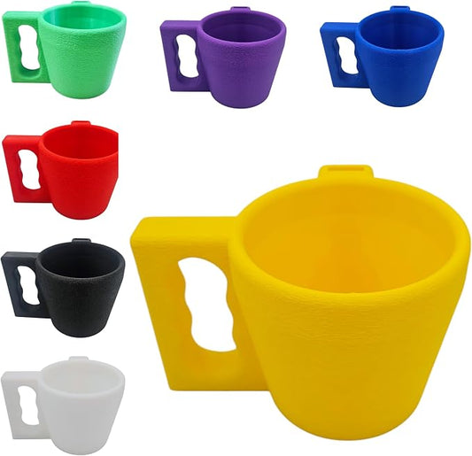 Ice Cream Pint Holder – Fits Standard Pints – Dual Spoon Sockets – Keeps Hands Warm – Fun Unique Designs with Vibrant Colors – Reusable Ice Cream Sleeve - Ramen Noodle Holder (Yellow)