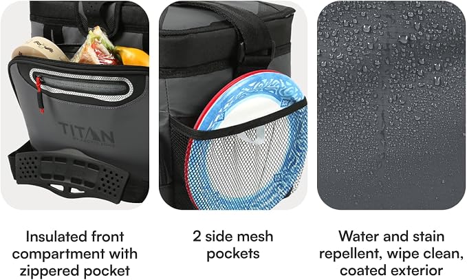 Titan by Arctic Zone Deep Freeze Cooler - Zipperless Hardbody Cooler - Deep Freeze Insulation, HardBody Liner, and SmartShelf