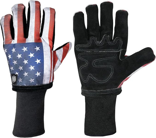Grill Rescue Grilling Gloves 2.0 - Heat-Resistant Neoprene BBQ Gloves for Safe Grilling, Cooking, and Baking - Durable, One-Size-Fits-All - Version 2 (USA)