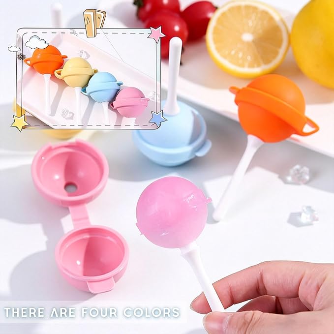 Silicone Lollipop Ice Cream Maker, Homemade Popsicle Molds, DIY Popsicle Maker for Kids,Reusable Homemade Popsicle Molds,Lollipop Ice Cream Mold, Reusable Popsicle Molds(8pcs With funnel)