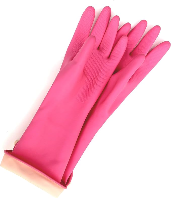 Myungjin Kids Reusable Waterproof Rubber Gloves | Cooking, Dishwashing, Cleaning, Painting, Pet Care, Crafts