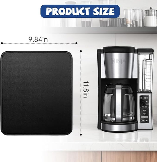 Sliding Pad for Ninja Drip Coffee Maker (13.77"×9.8")- Smooth Glide with Anti-Slip Base - Perfect Accessories Fit for Ninja 12 Cup Programmable Coffee Maker