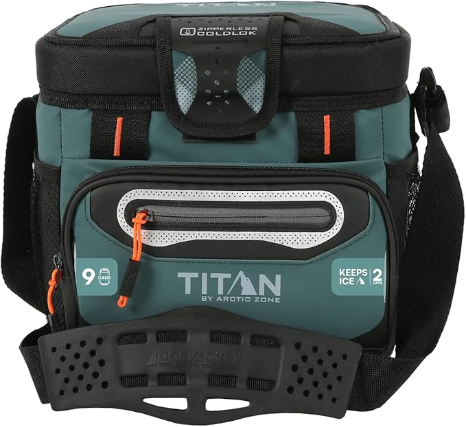 Titan by Arctic Zone Deep Freeze Cooler - Zipperless Hardbody Cooler - Deep Freeze Insulation, HardBody Liner, and SmartShelf