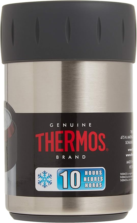 THERMOS Stainless Steel Can Insulator | 12 Ounce | Vacuum Insulated | Sweat-Proof | Pack of 6