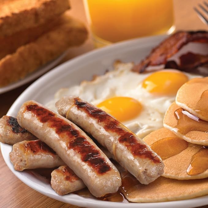 Hi Mountain Breakfast Sausage Casings | 21 mm, Edible, Clear | Collagen sausage casings for fresh breakfast sausage links made with pork, beef or venison. Makes up to 22 lbs