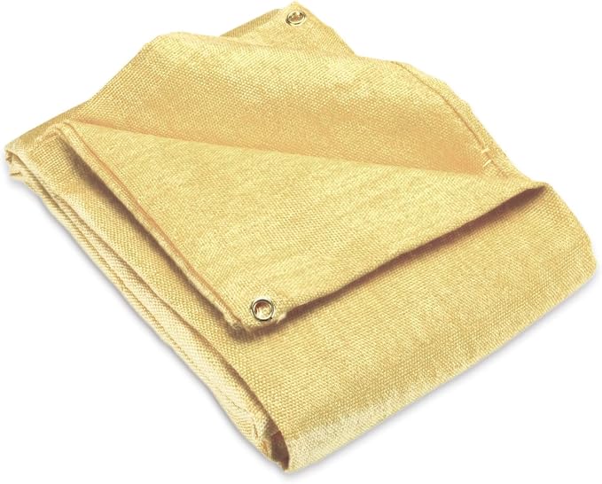 Deke Home - Fireproof Welding Blanket 6x8 ft, Heavy-Duty Fiberglass Fire Shield for Welding, Heat Resistant 1,000°F, Fire Retardant, Fireproof Insulation Blankets for Home, Kitchen & Industrial Use.