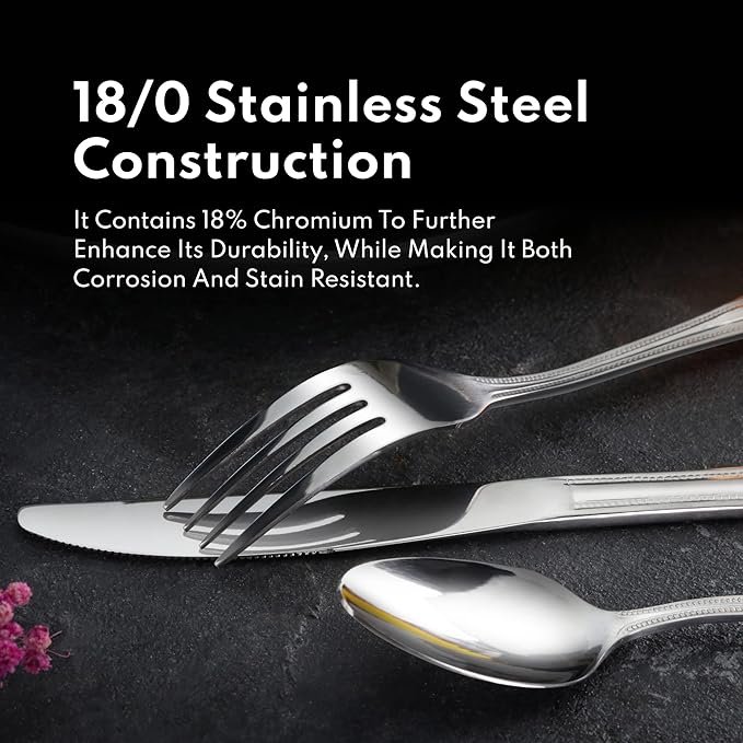 B00IX4VGKI - New Star Foodservice Bead Pattern, Stainless Steel, Iced Tea Spoon, 7.2-Inch, Set of 12