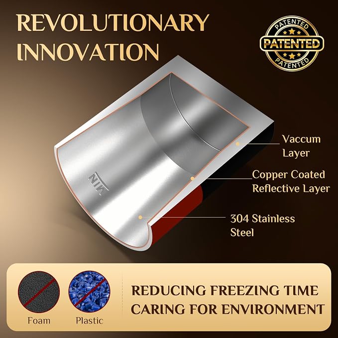 Clear Ice Cube Maker, 2.5 Inch Stainless Steel Crystal Large Clear Ice Ball Maker, Silicone Ice Cube Mold for Cocktails, Drinks & Bourbon,