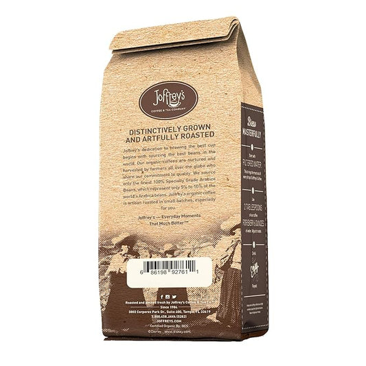 Joffrey's Coffee - Disney Organic Peru Alto Mayo, Single Origin, USDA Organic & Fair Trade Certified, Full Roast Arabica Beans, Kosher (Whole Bean, 11 oz)